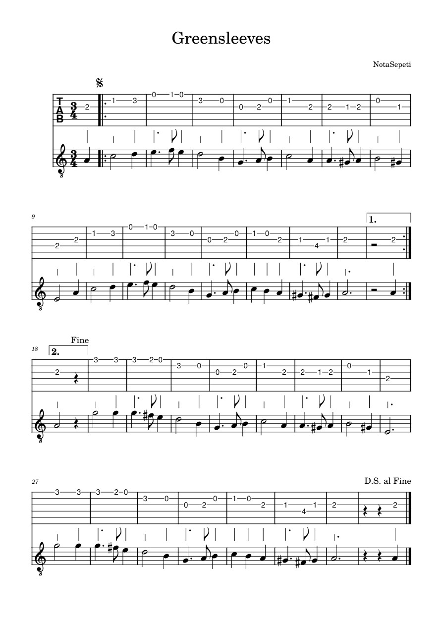 Greensleeves